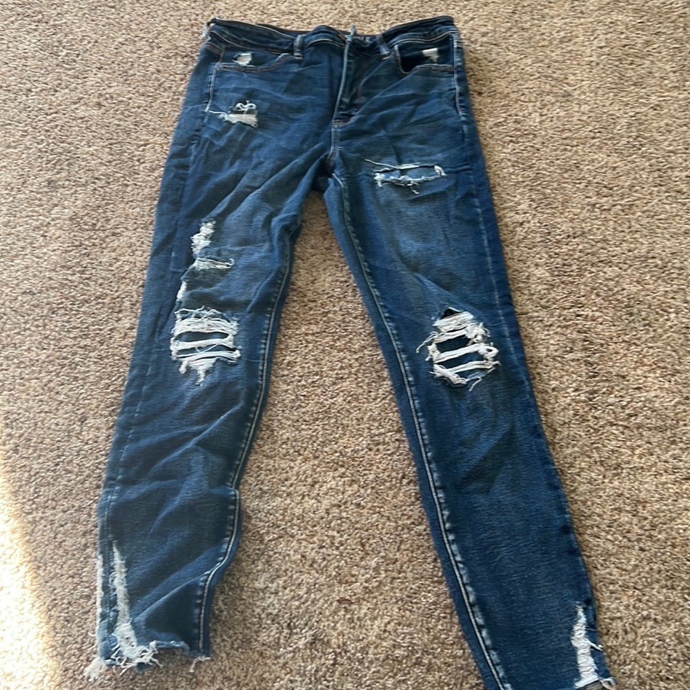 American eagle super high rise jegging